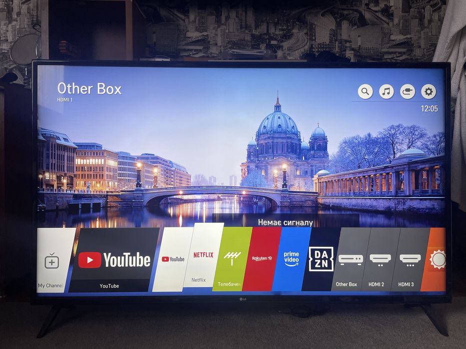 Телевізор LG 55UK6300PLB 55” 4K Smart TV (2018 рік) дефект