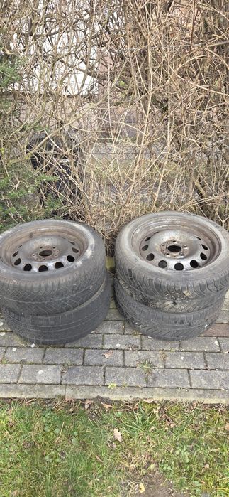 Koła e46 z felgami łyse