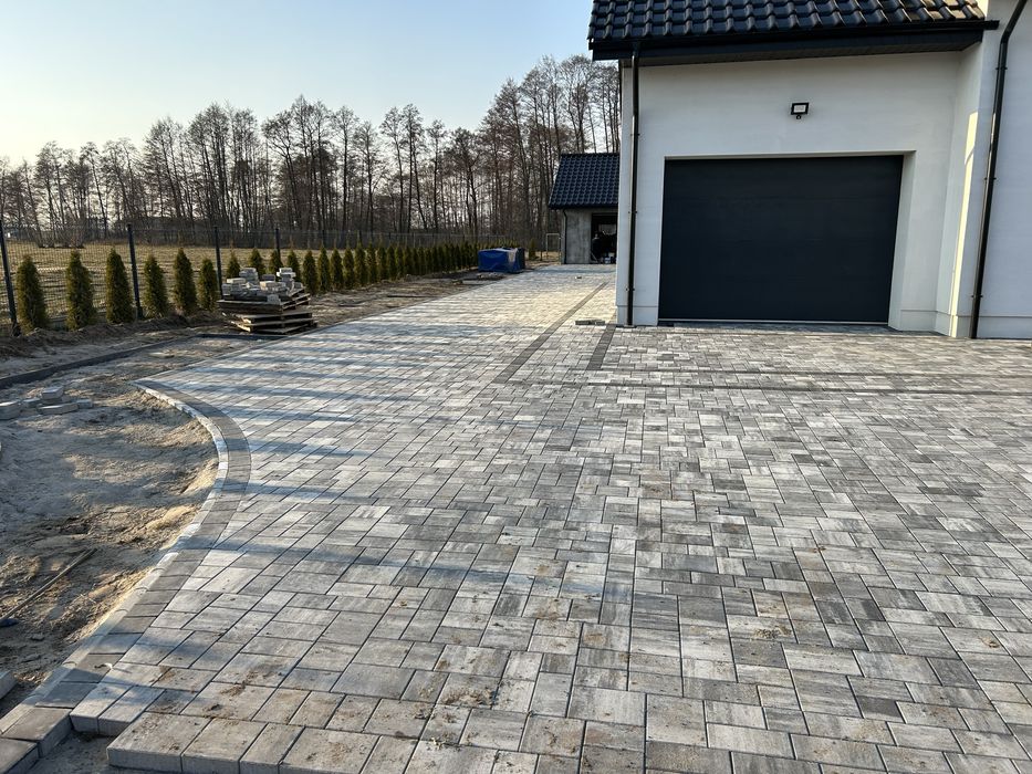 Układanie kostki brukowej . Projekty !!!