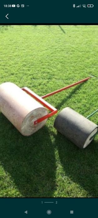 Walec ogrodowy, trawnik,