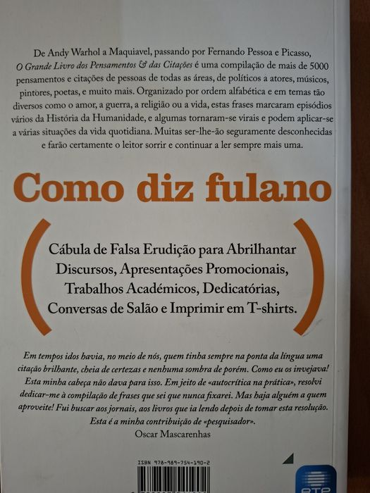 O Grande Livro dos Pensamentos & das Citações