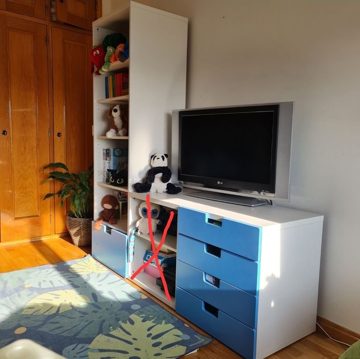 2 móveis de quarto de criança