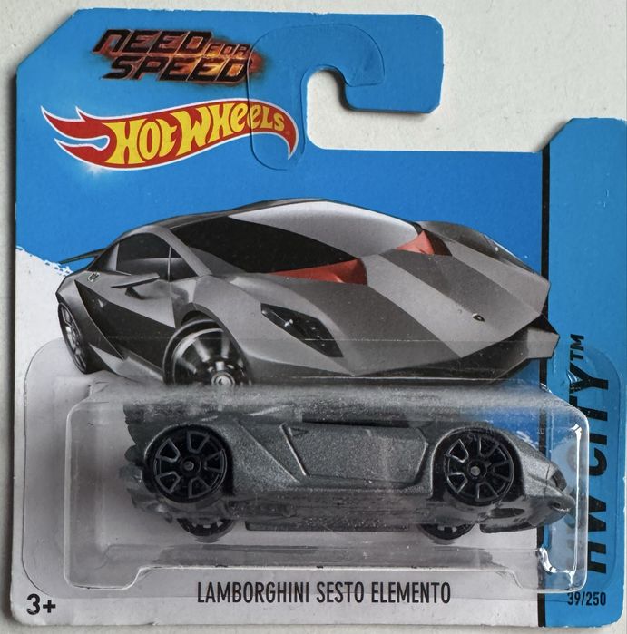 Hot Wheels Lamborghini Sesto Elemento Satin Grey