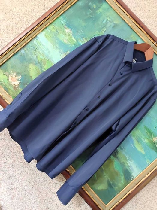 3XL męska koszula satynowa śliska letnia klasyczna casual slim fit