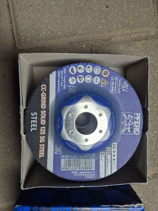 Tarcze pferd  CC Grind solid SG steel nowe  fibra  982c  982cx