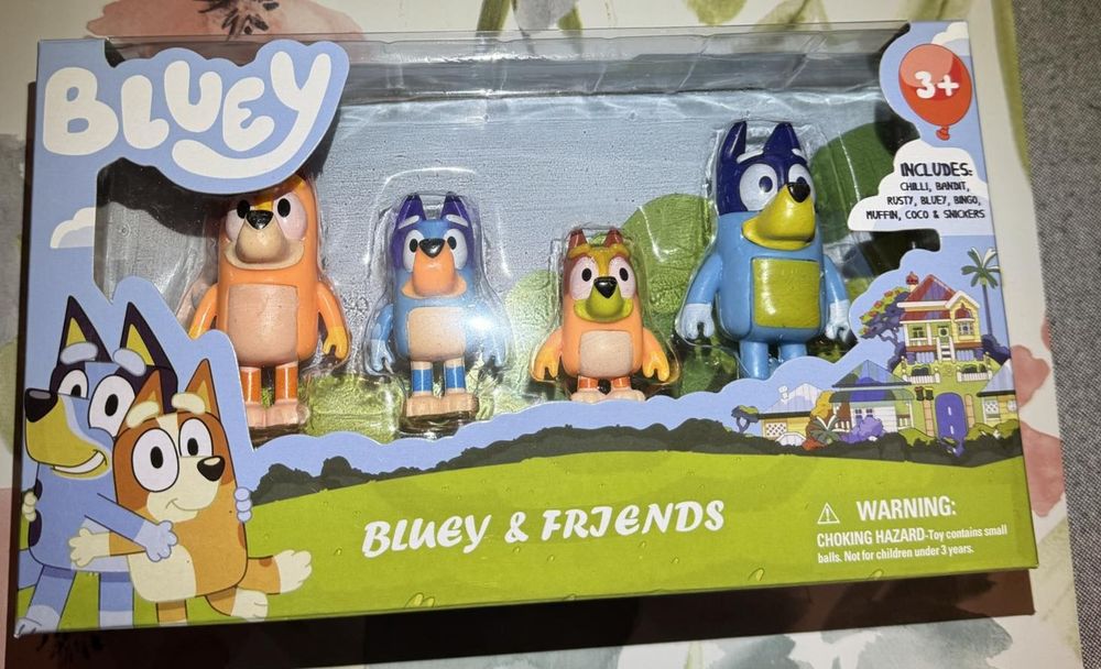 Bluey & frjends sztywne figurki