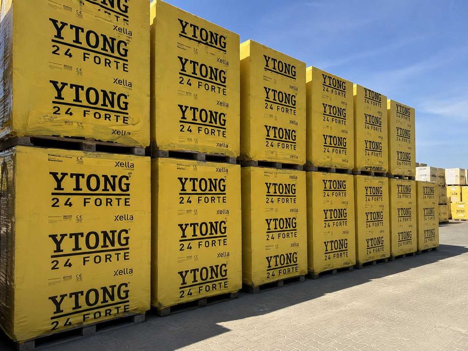 YTONG Forte 24 cm – bloczki beton komórkowy | Palety |