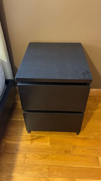 2x Mesas Cabeçeira IKEA Malm (castanho escuro)