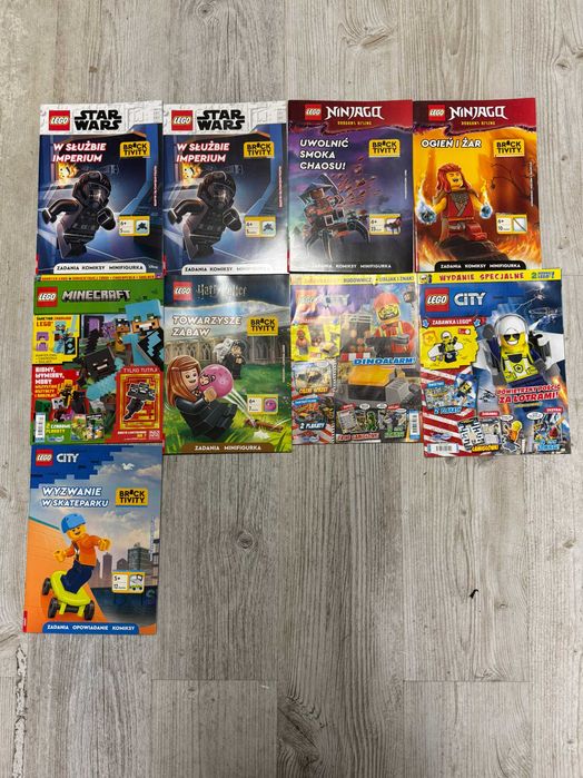 Gazetki Czasopisma Lego 73 sztuki