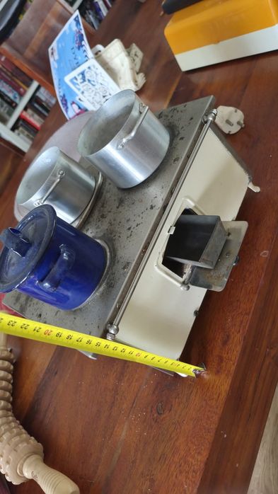 Stare zabawka dla dzieci kuchenka elektryczna vintage PRL