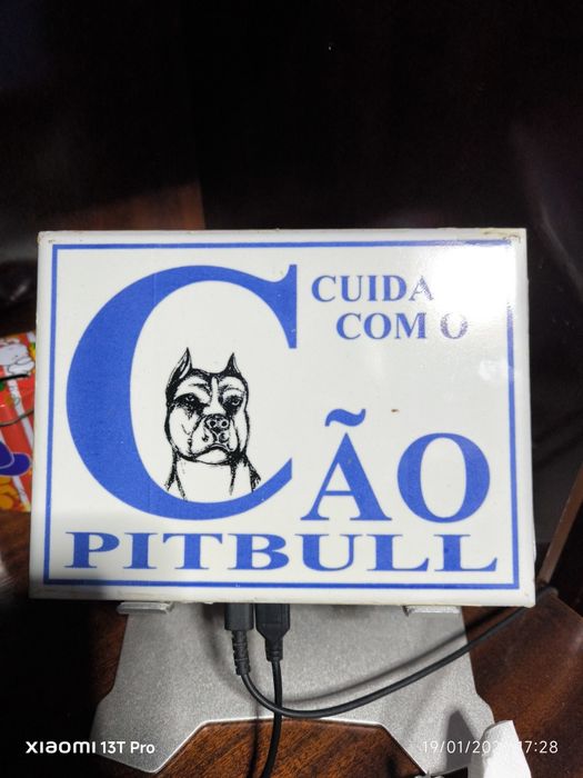 Placa de pitt bull