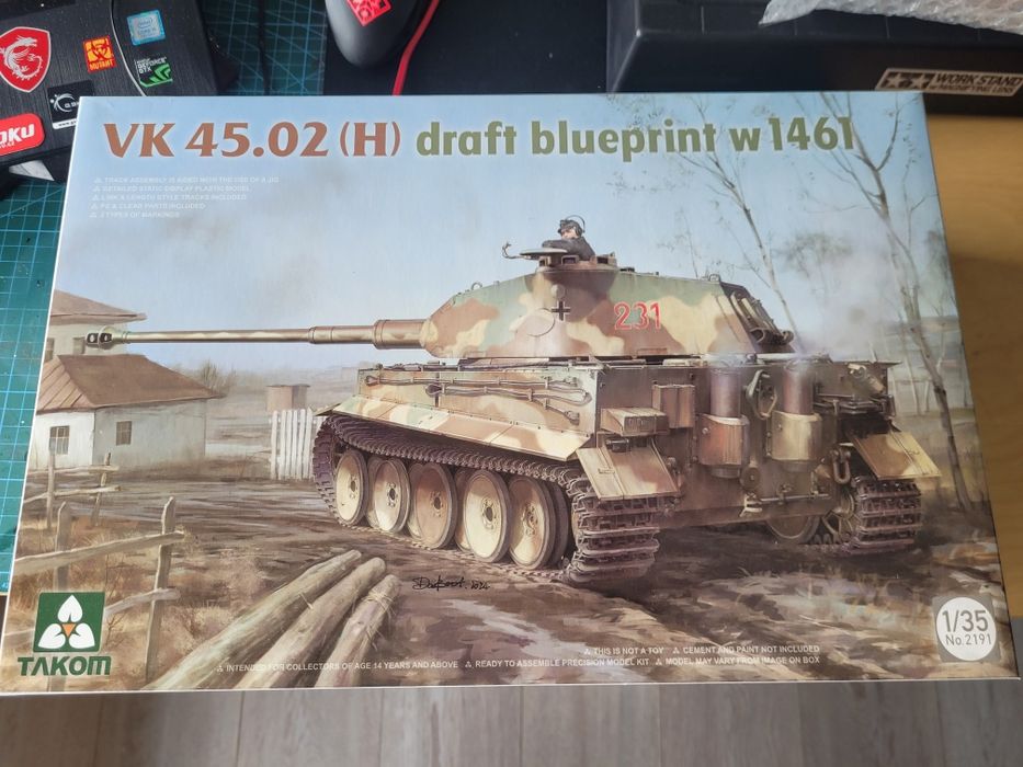 Model 1:35 Takom 2191 Tiger VK 45.02 H