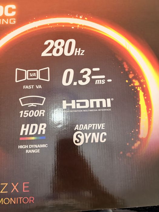 Monitor Gaming AOC 27” C27G4ZXE – 280Hz / 0.3ms