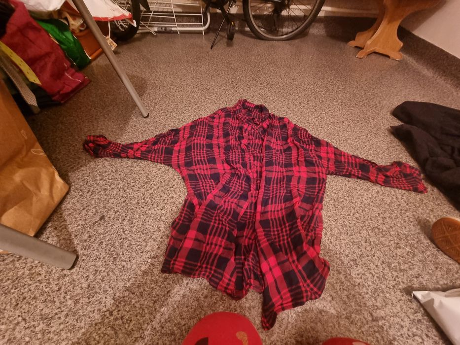 koszula damska czerowna M