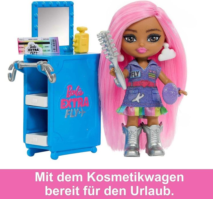Розкішний рожевий літак -Барбі Екстра Флай Mattel Barbie Extra Fly - Luxury Pink Plane з міні-лялькою HPF72