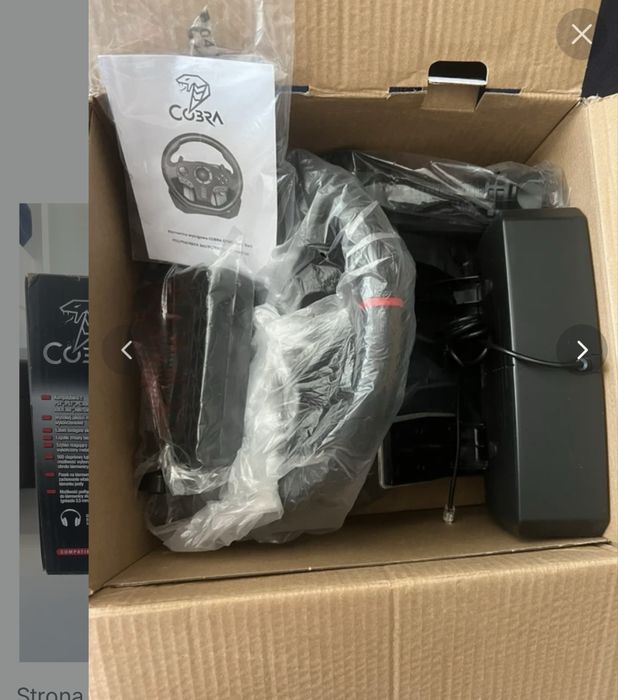 Kierownica Cobra Rally GT900 PC/PS3/PS4/Xbox 360/Xbox One/Switch