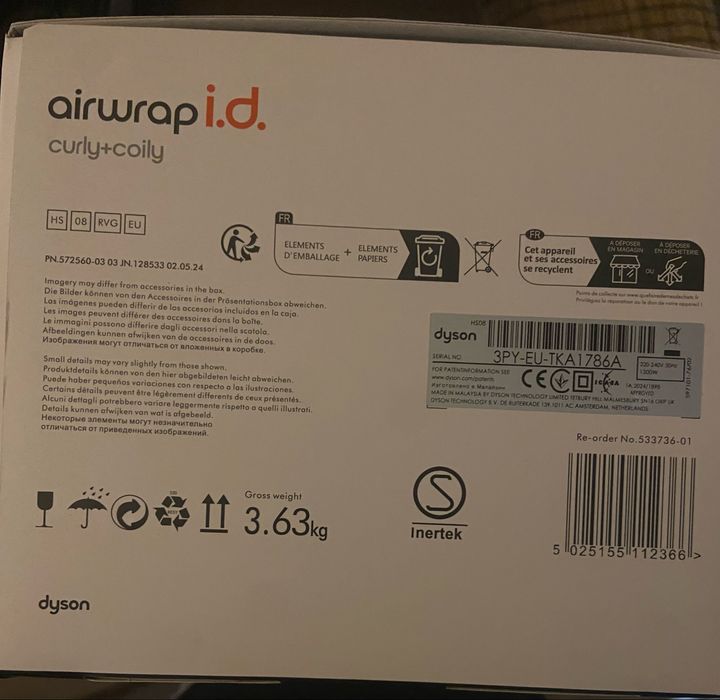 Мультистайлер Dyson Airwrap i.d. HS08 Bluetooth Multi-Styler 100%