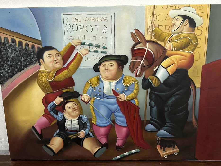 4 Quadros Botero
