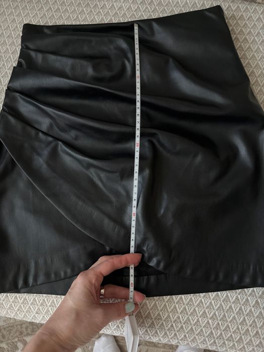 Екокожа юбка zara розмір s