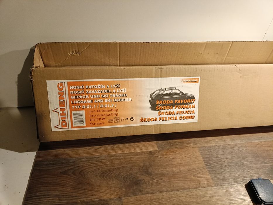 Bagażnik dachowy - belki stalowe. Skoda Favorit, Forman, Felicja