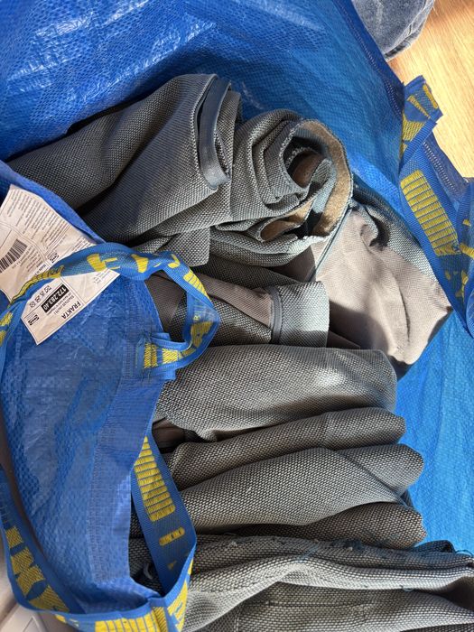 Soderhamn capa de sofá de canto e poltrona azul/verde IKEA
