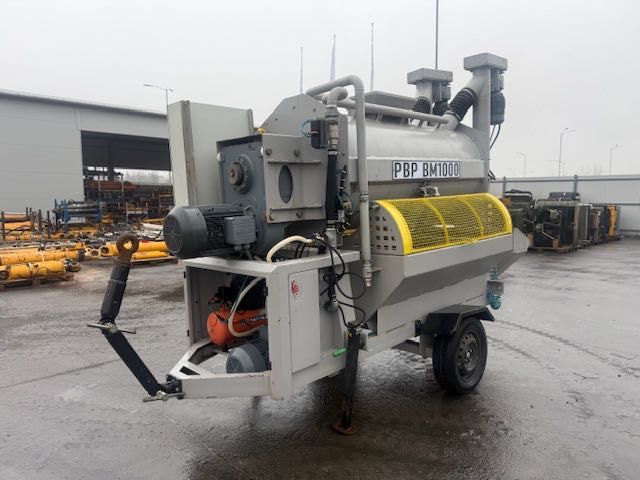 PBP HORIZONTAL CONCRETE MIXER WITH SCREW PUMP mieszalnik betonu poziomy pompą srubową