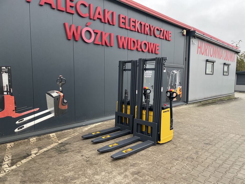 Paleciak elektryczny Komatau 440 cm 1050 kg sztaplarka wózek