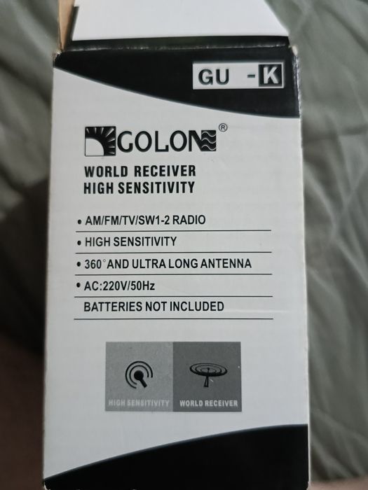 Радиоприемник Golon RX-606AC + Батарейки в комплекте