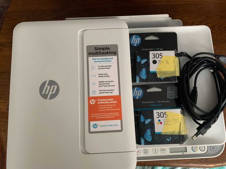 Принтер HP DJ 4100 Series PCL3, печать, printer, print