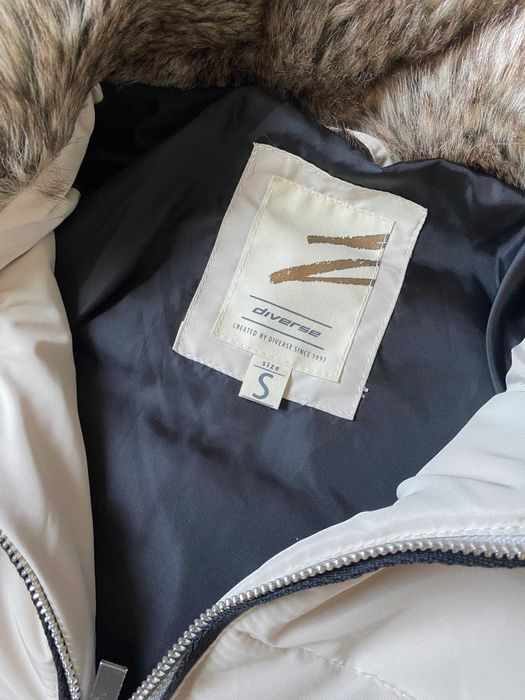 Beżowa / kremowa kurtka, Diverse, rozmiar S, jesień / zima