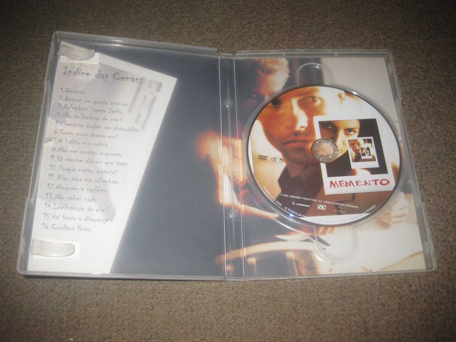 DVD "Memento" de Christopher Nolan