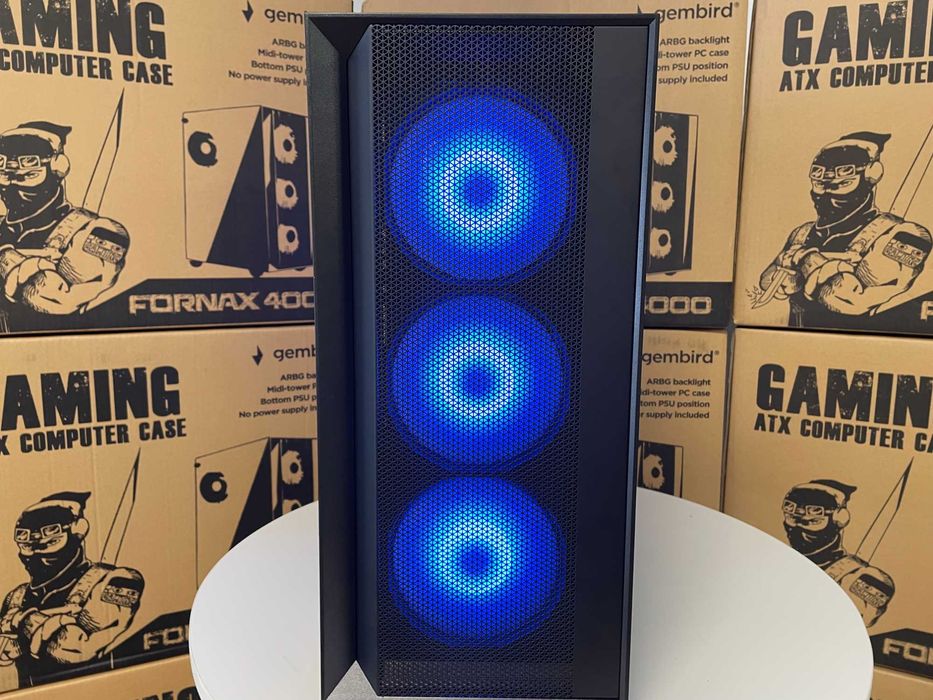 Nowy Komputer Gamingowy Ryzen 7 8700f 32GB 1TB SSD RX 9060 XT W11 FV23