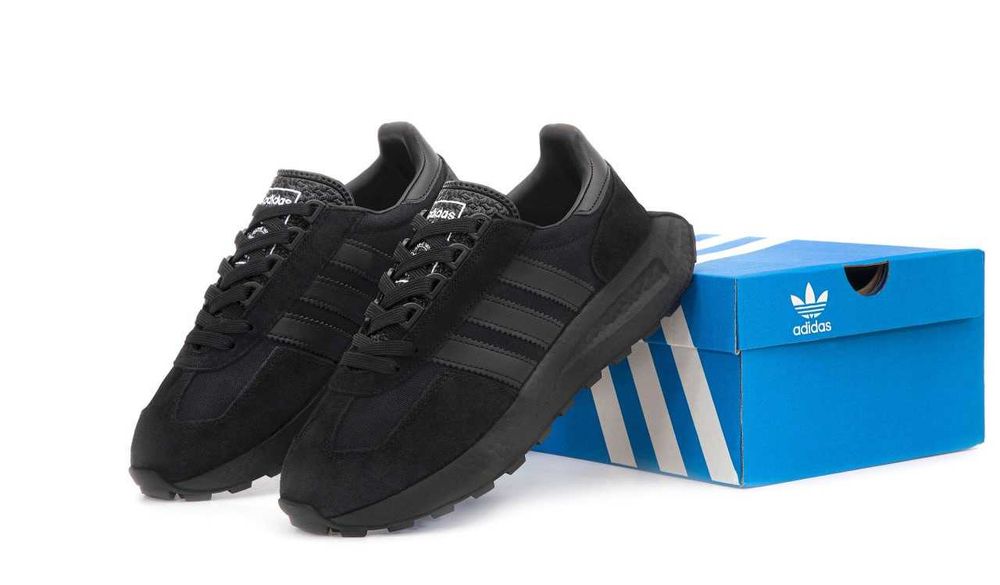 Мужские кроссовки Adidas Retropy E5 "Black" Размеры 41-45