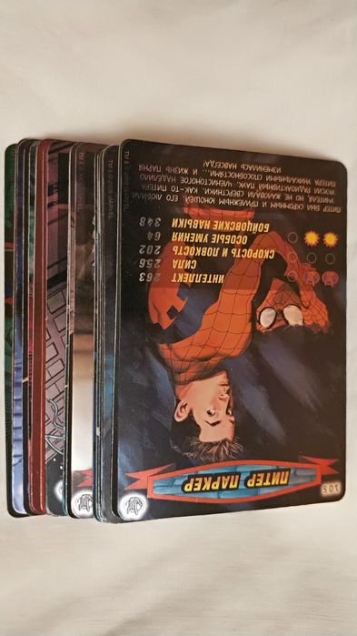 Карточки Спайдермен. Идеальное состояние