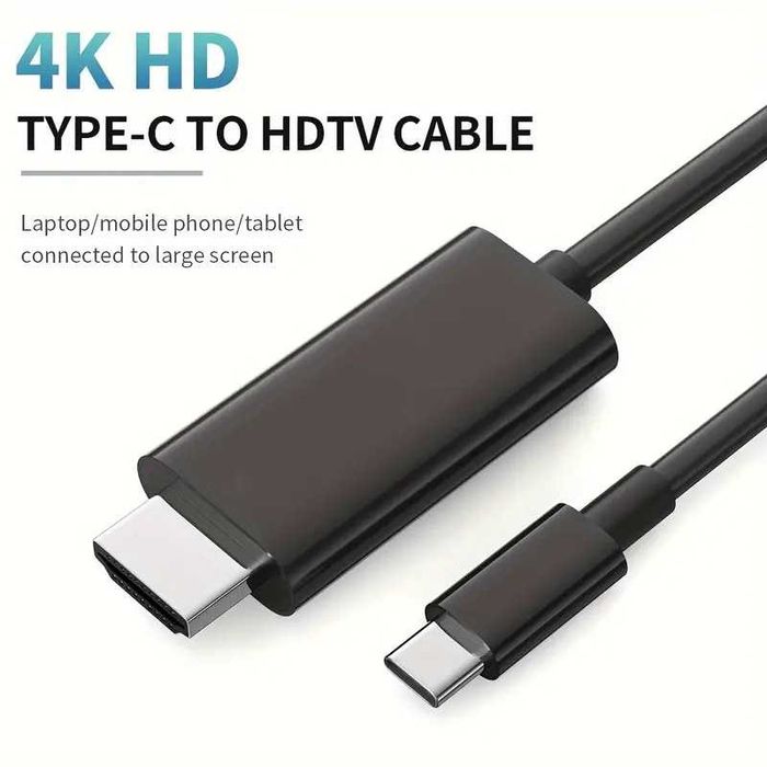 Adaptador Conversor USB-C para HDMI (novo) - 2 metros.