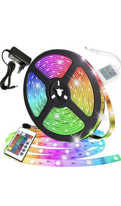 Taśma LED RGB 5m Wodoodporna