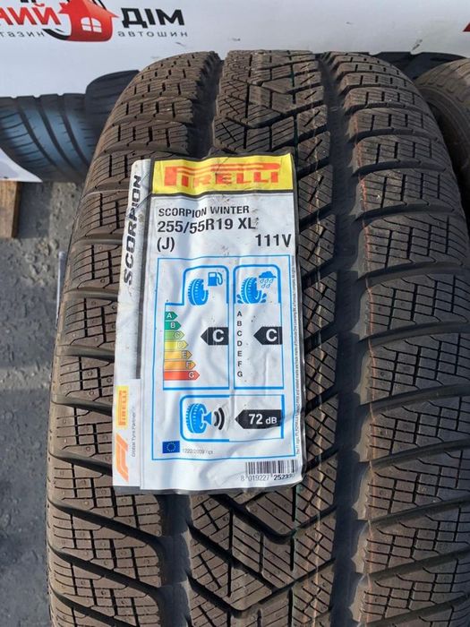 Шини нові 255/55 R19 Pirelli зима 2024 рік