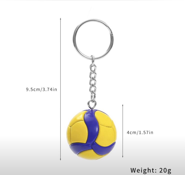 Брелок мікаса волейбольний м'яч