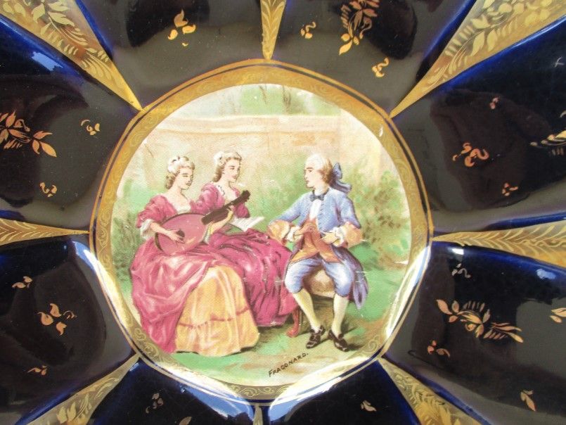 Grande prato em cerâmica Estatuária Artística de Coimbra