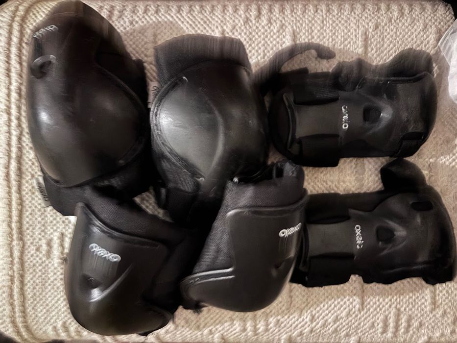 Patins em linha criança 29-32 e kit proteções