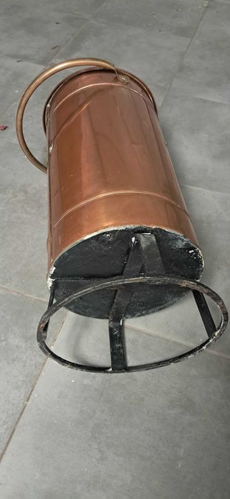 Gaśnica miedziana zabytkowa_Dania_John Stromlund_XIX wiek