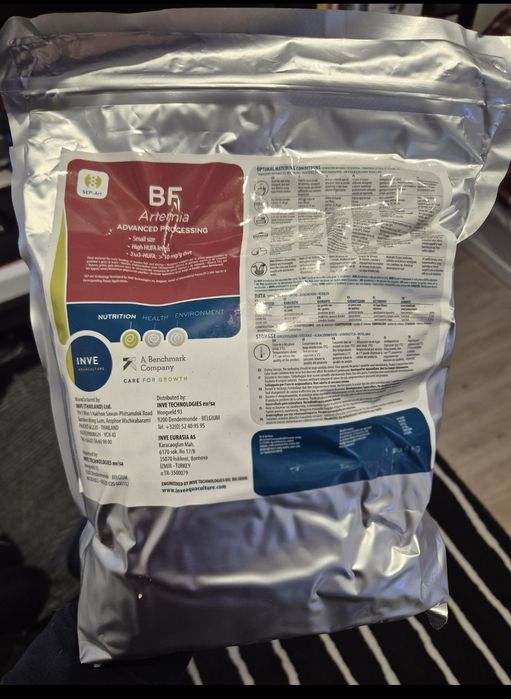 Ovos (cistos) de artémia por eclodir / eclodidos