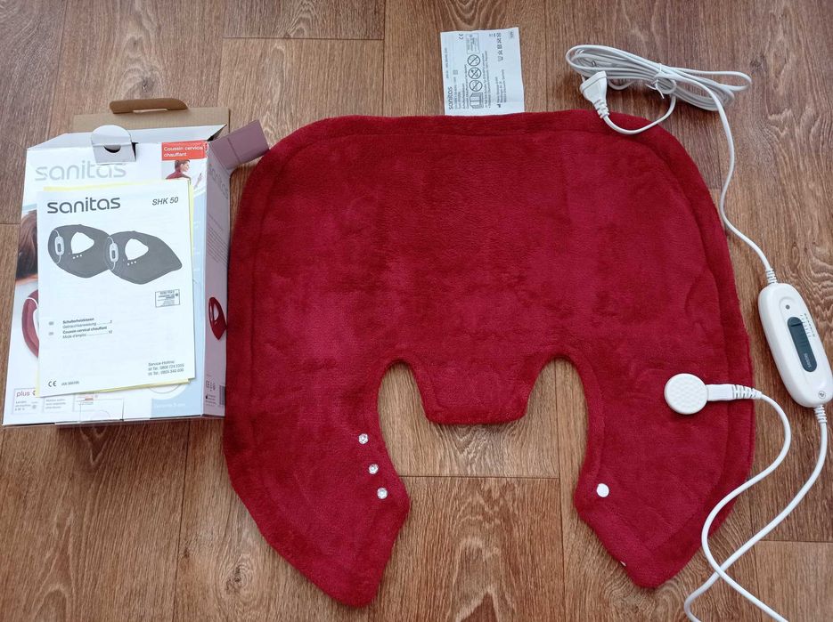 Электрогрелка Sanitas, для шеи и спины, Германия.