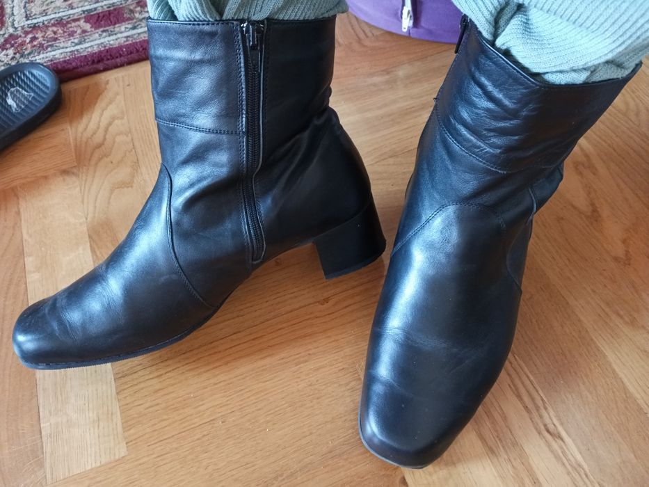 Skórzane buty damskie rozmiar 44
