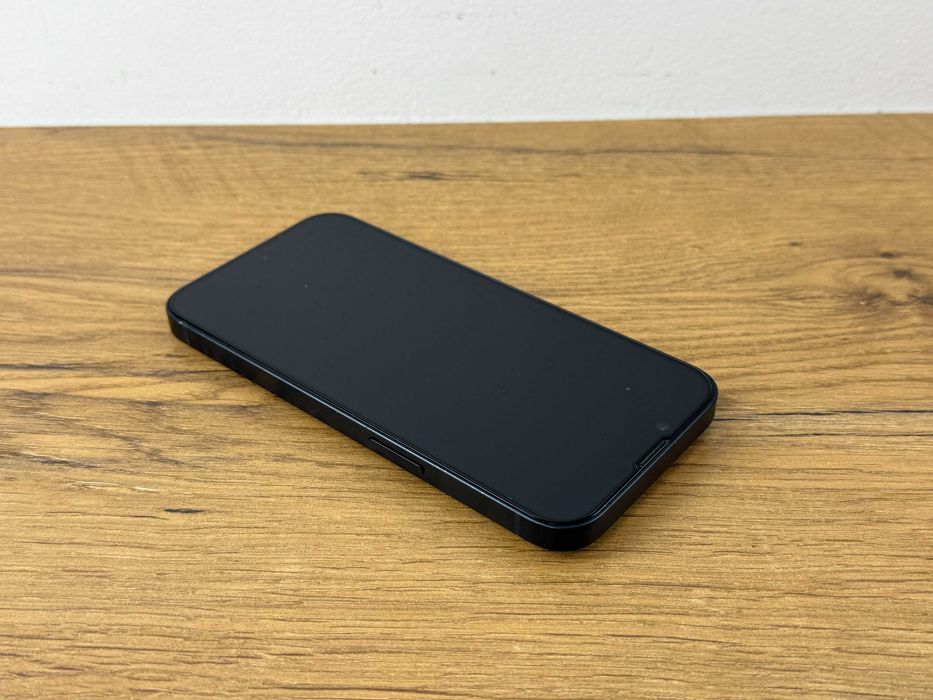 1555. Telefon Apple Iphone 14 128GB Czarny, 100% sprawny. 100% BATERII. ZADBANY