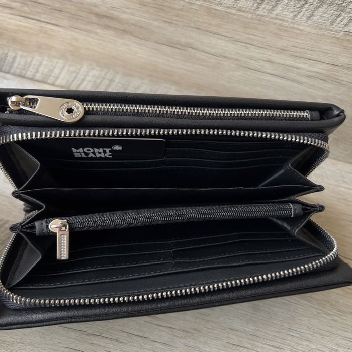 Мужской кожаный кошелек клатч Mont Blanc