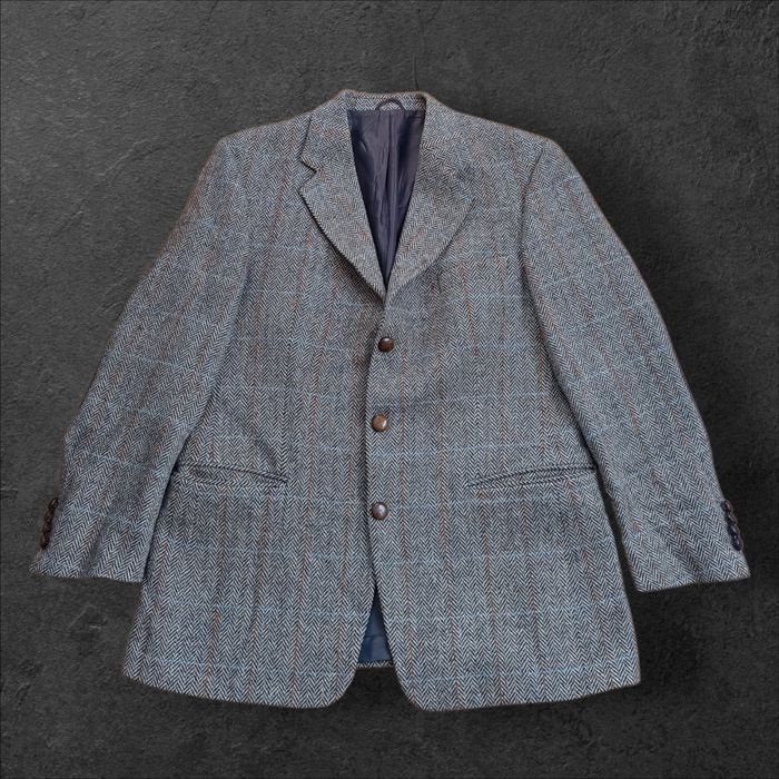 Marynarka Harris Tweed Wełniana Premium McNeal Męska L/XL