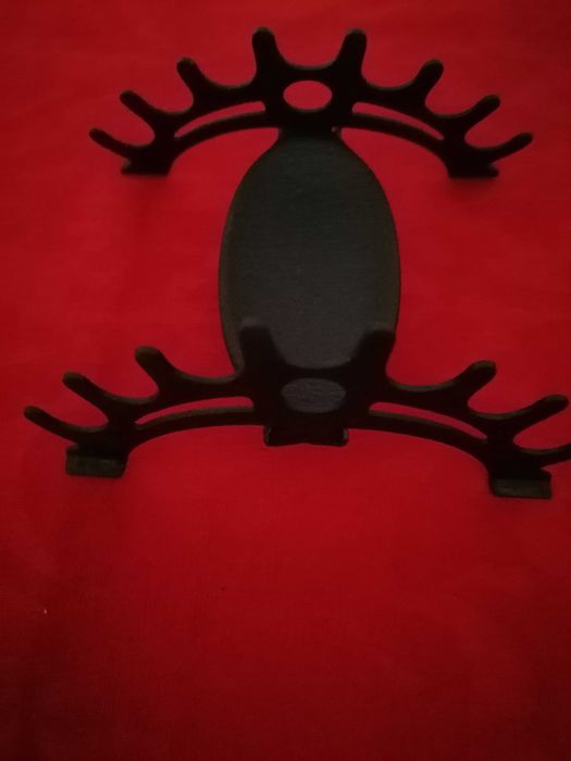 Suporte antigo de canetas de escritório