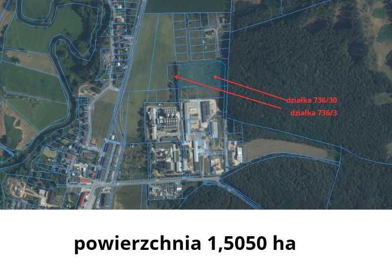 Działka Inwestycyjna 1.5 ha, WZ Mieszkalno-Usługowe, Mszanowo