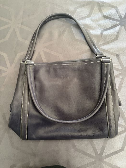 Bolsa Bree em pele genuína